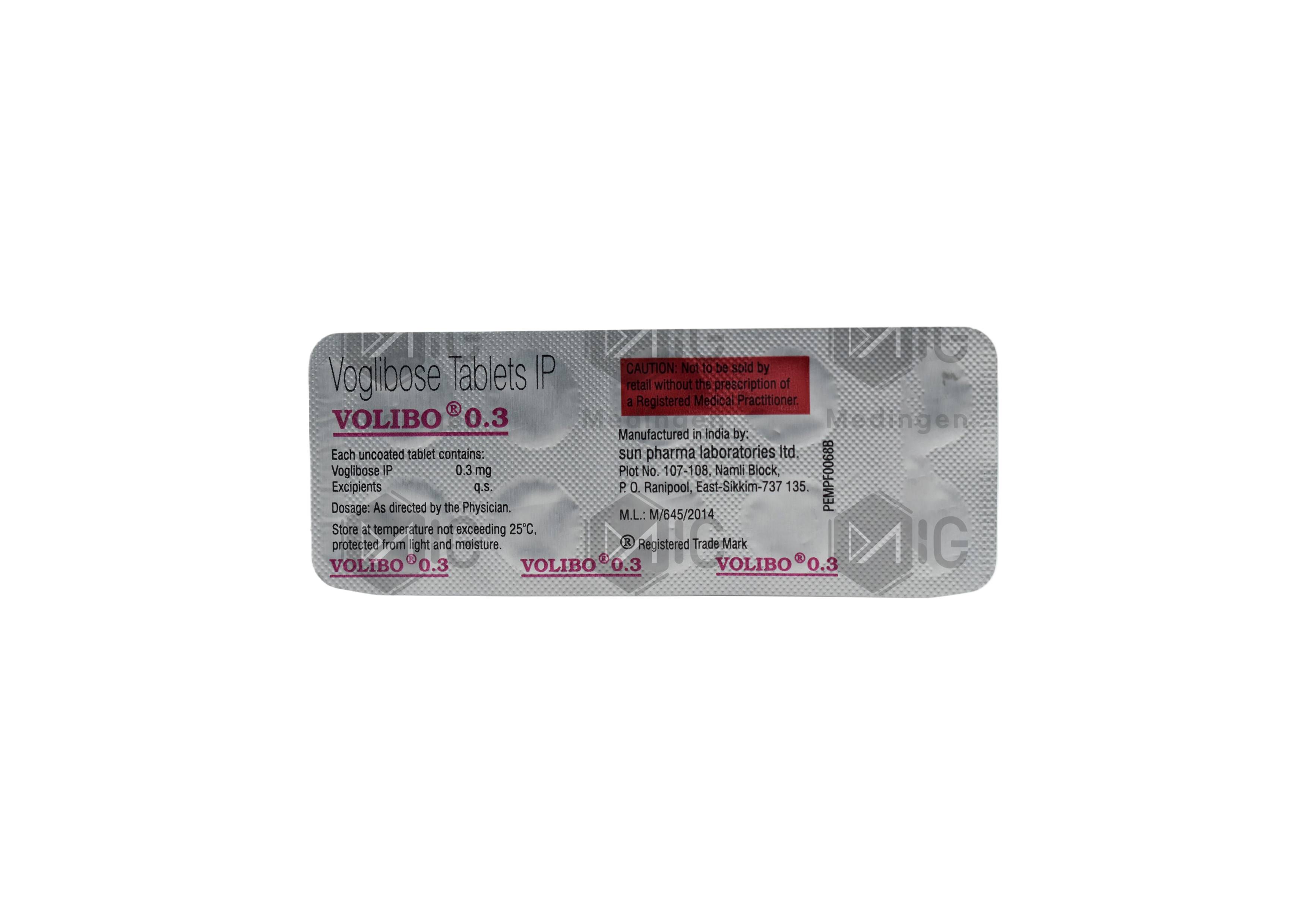 VOLIBO 0.3MG 10'S